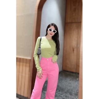 Áo thun nữ cổ tròn dài tay