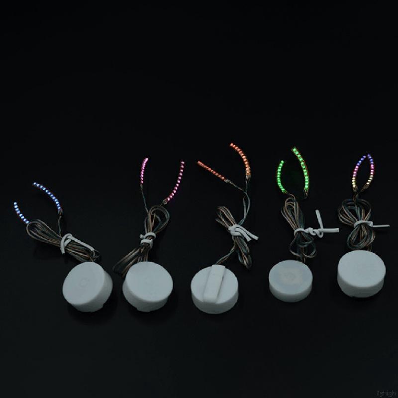 Cặp lông mi giả gắn đèn led phát sáng độc đáo