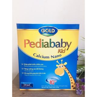 PEDIABABY KID CALCIUM NANO (HỘP 20 ỐNG)