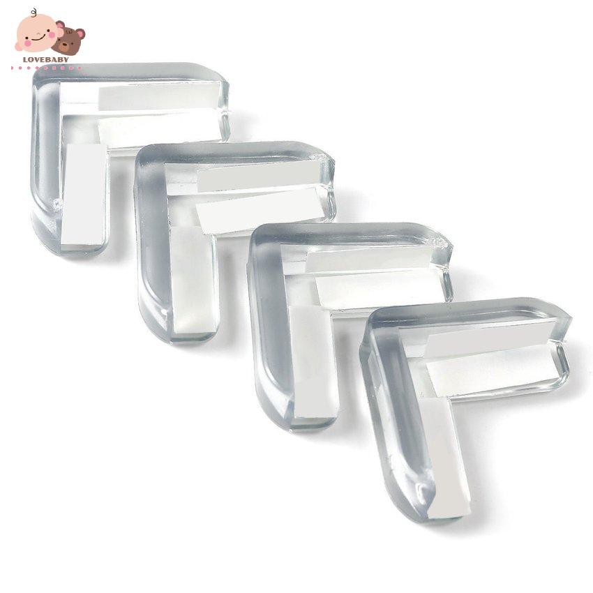 Set 4 miếng đệm gắn góc bàn bảo vệ an toàn cho trẻ em