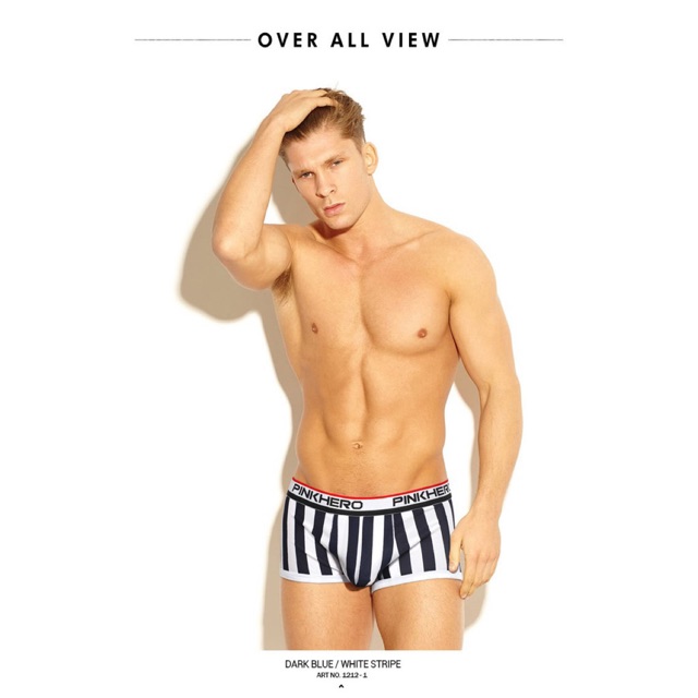 [free ship 50k + che tên đơn hàng] QUẦN LÓT NAM BOXER SỌC (HÌNH THẬT)