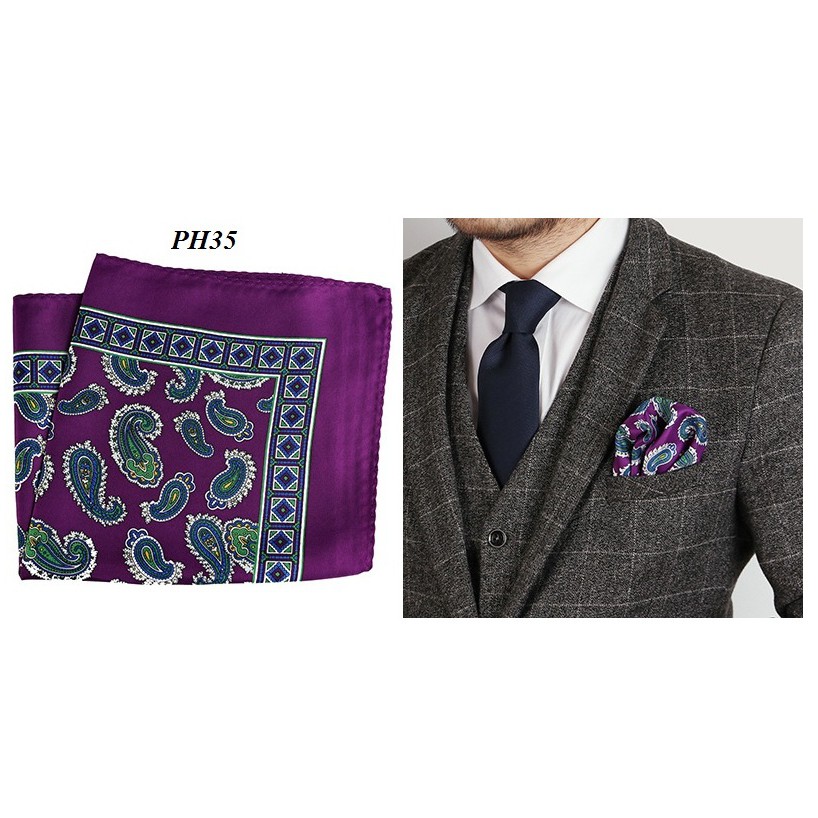 [NEW] Khăn cài túi áo vest - Phụ kiện âu phục nam