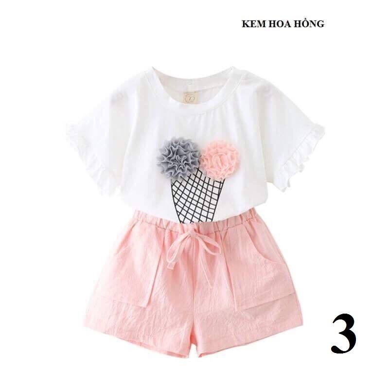 set 3 bộ váy cho bé