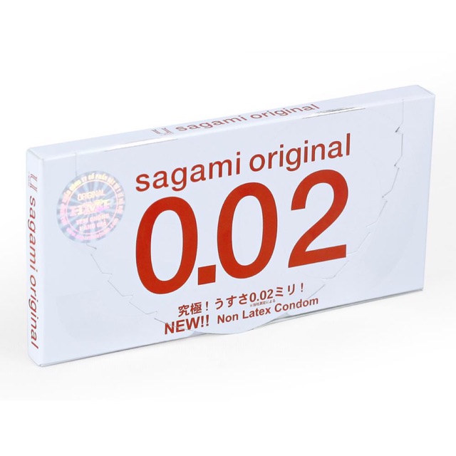 Bao Cao Su Sagami Original 0.02 Siêu Mỏng ( 2c/hộp )