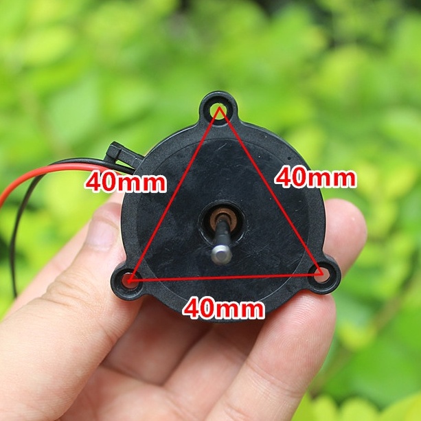 Động cơ quạt 12V không chổi than, công suất 8W tốc độ 4100 vòng/phút - Dùng chế quạt chạy siêu êm, tiết kiệm điện
