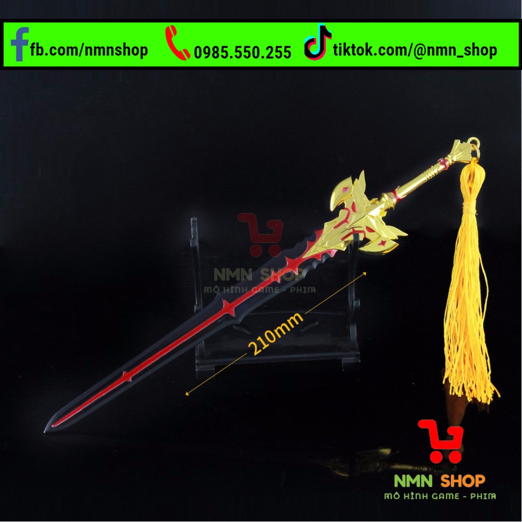 Mô hình game Genshin Impact - The Black Sword 21cm
