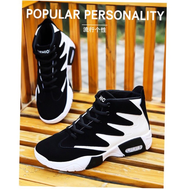 [FreeShip TQ+FULLBOX] Giày Nam - Giày Thể Thao Cao Cổ Bàn Tay 2 Màu Trắng Đỏ | BigBuy360 - bigbuy360.vn