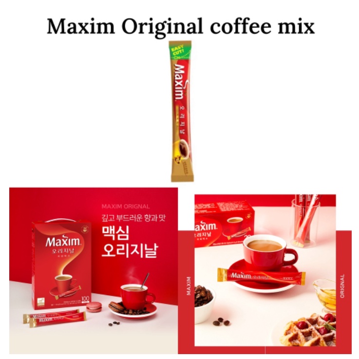 [MAXIM] SET CÀ PHÊ MAXIM 10 GÓI MIX ĐỦ VỊ DÙNG THỬ