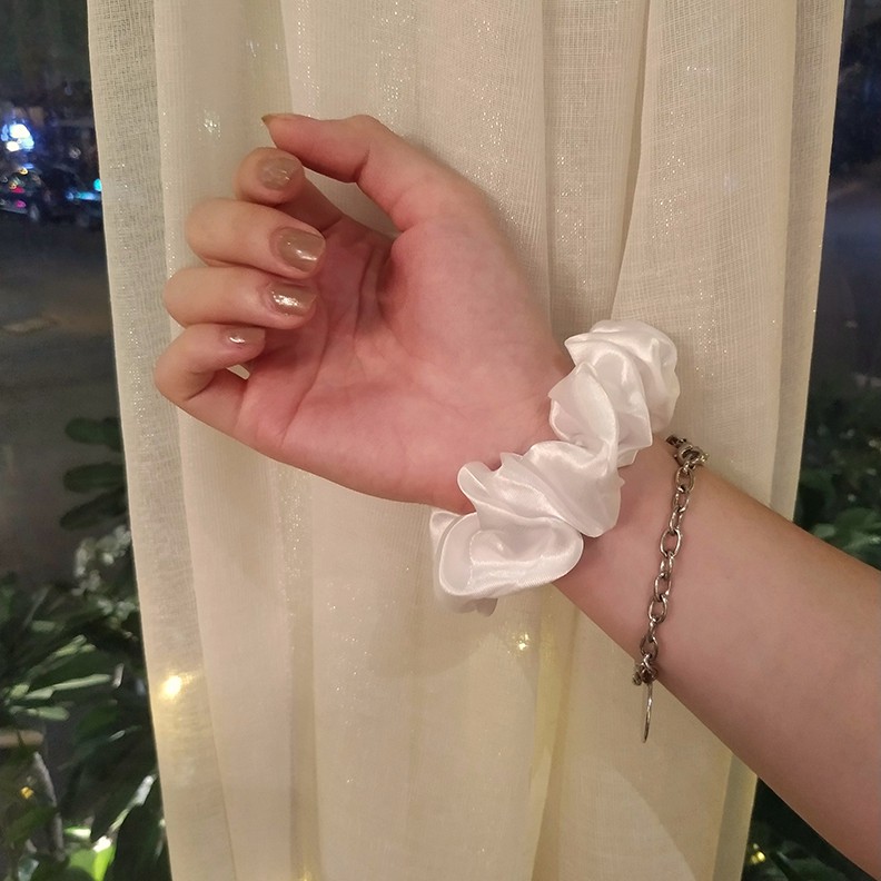 Cột Tóc Scrunchies Bộ 52 Màu Nhiều Style - Phần 4 Coffee n Vanilla