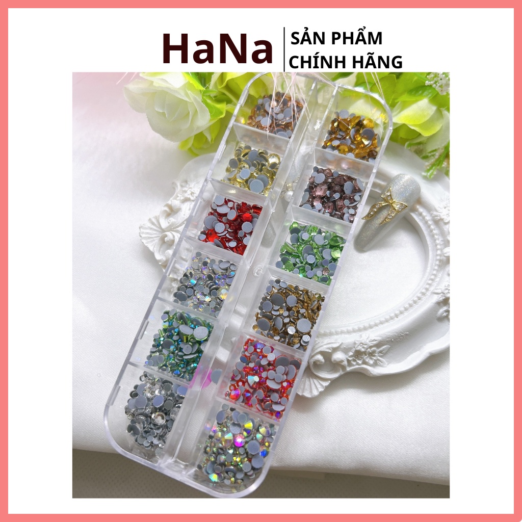 Đá chân keo mix màu mix size