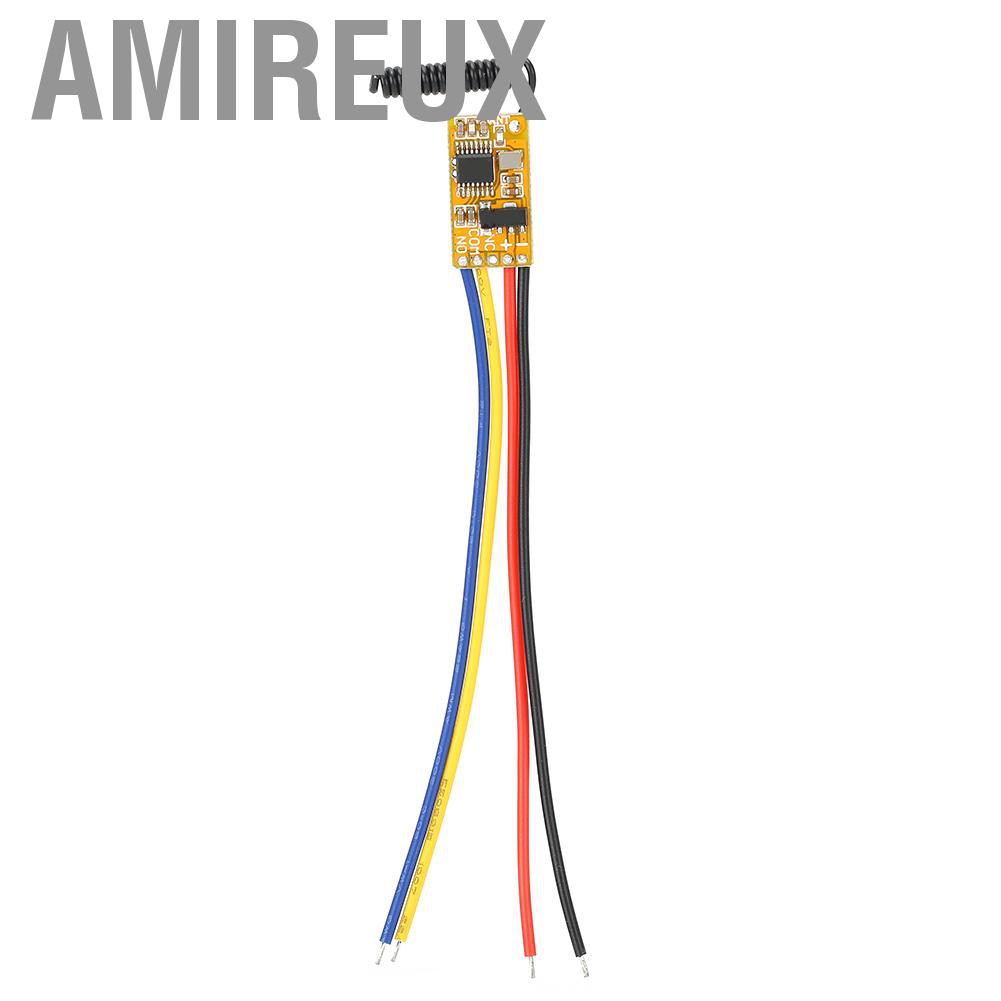 Amireux Mini remote switch 3.7V 4.5V 5V 6V Relay transmitter-receiver module with low