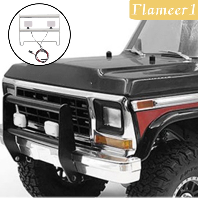 Thanh Cản Trước Bằng Kim Loại Có Đèn Led Cho Xe Hơi Điều Khiển Từ Xa Axial SCX10 90046 1 / 10