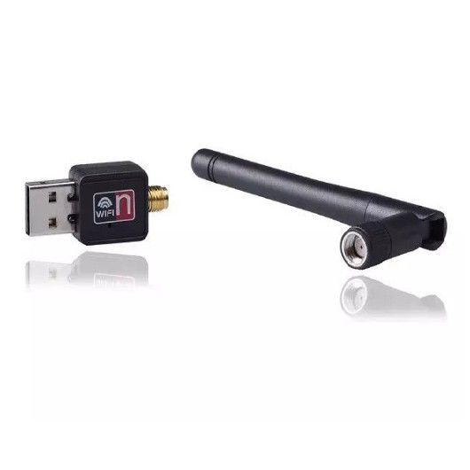 Usb thu sóng wifi cho máy tính laptop 802 có cần hổ trợ 150mps có đĩa driver kèm theo