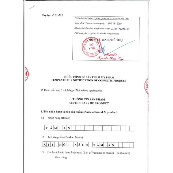 [SP CHÍNH HÃNG]Xịt Khử Mùi Hôi Nách Hôi Chân Tâm An | BigBuy360 - bigbuy360.vn