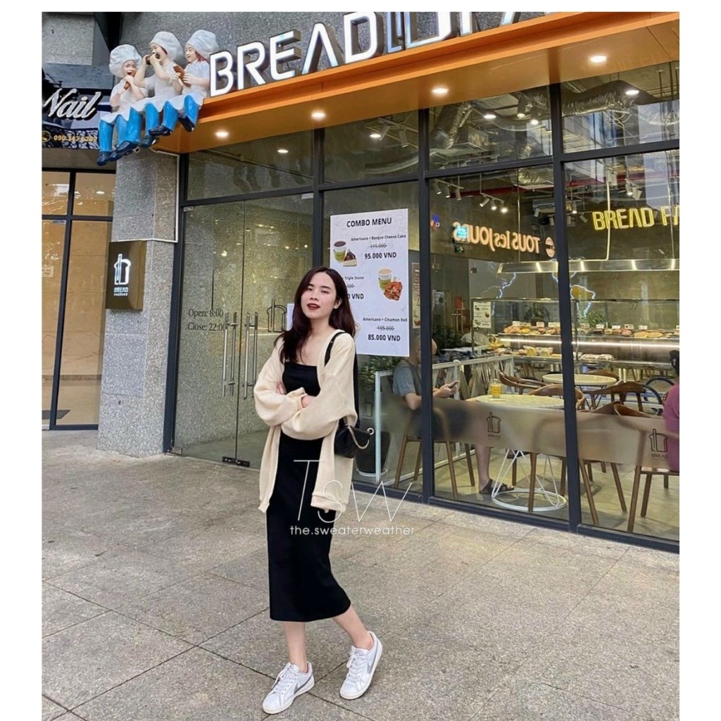 Váy Body 2 Dây Kèm Áo Khoác Cagidan | BigBuy360 - bigbuy360.vn