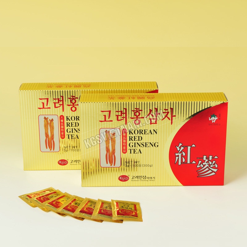 Trà hồng sâm hòa tan KGS Hàn Quốc 100 gói * 3g
