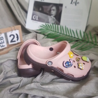 [ Hàng có sẵn ] tặng 10 jibit stick Full Box Dép Croc Duet tặng kèm