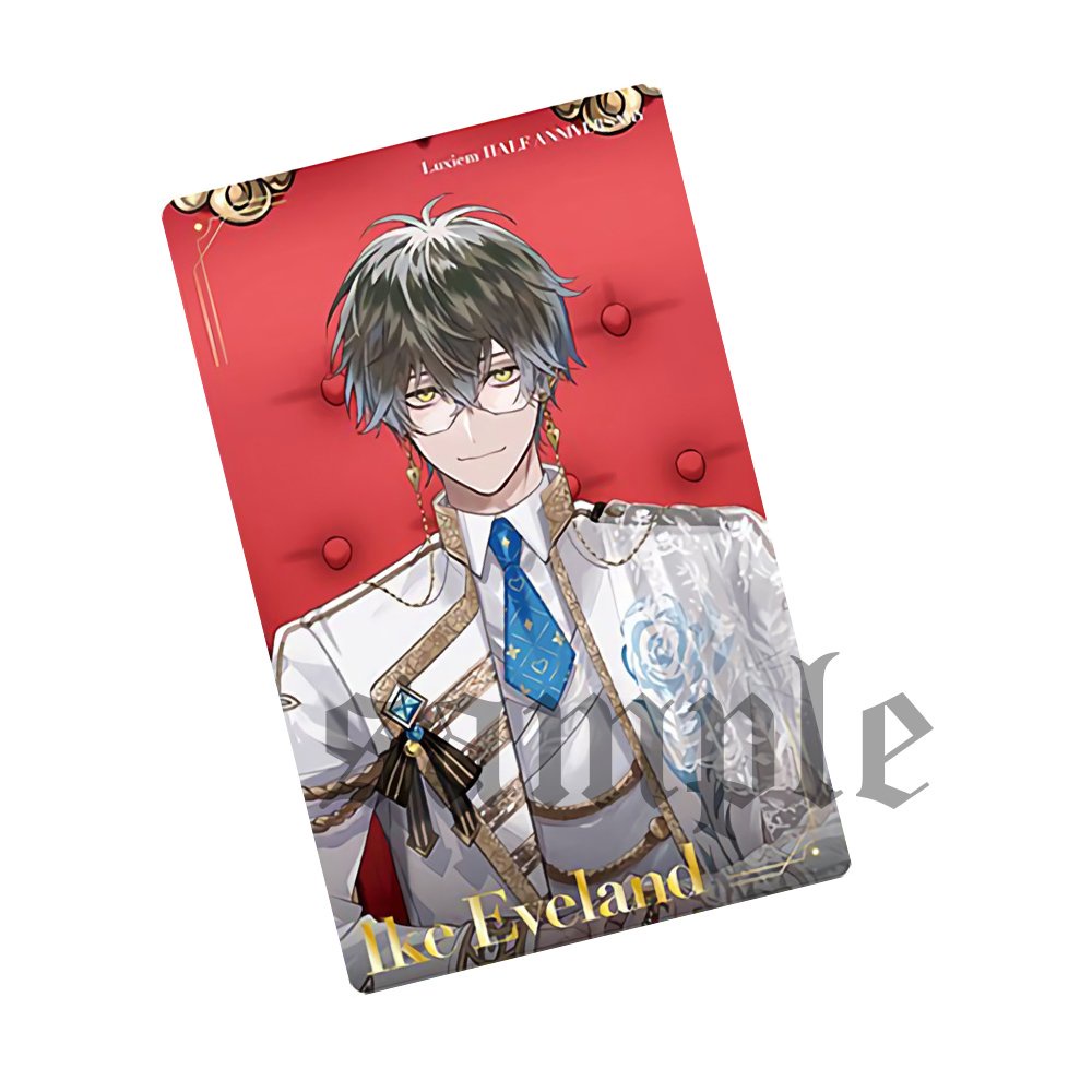 Ảnh card bo góc in hình LUXIEM Vtuber thẻ bo viền 5*8cm anime chibi sưu tầm 1 tấm