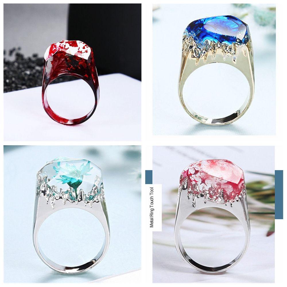 WTTLE Khuôn Làm Trang Sức Bằng Nhựa Resin UV Thời Trang