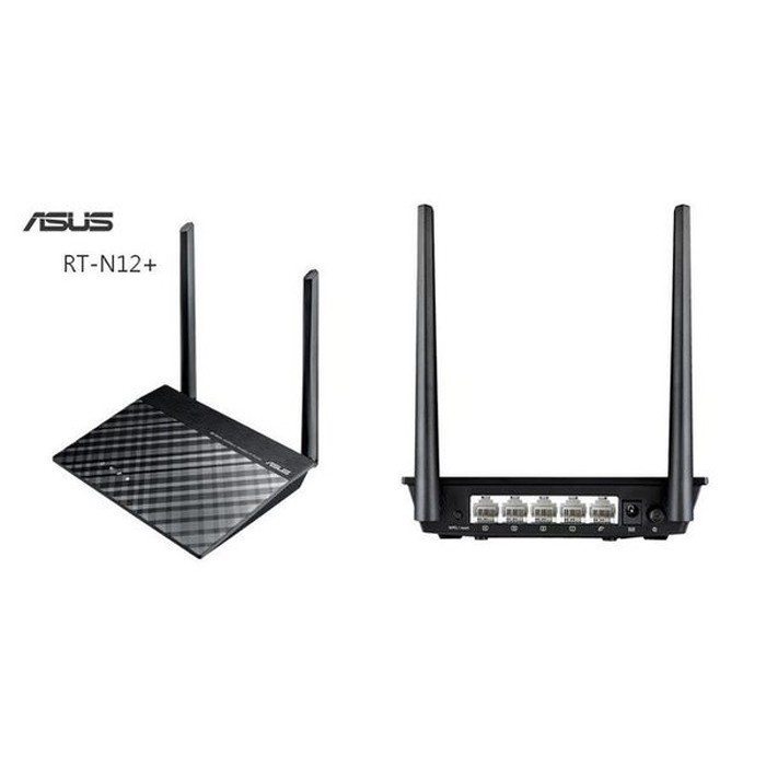 Bộ Phát Wifi Không Dây ASUS RT-N12+ Chuẩn N Tốc Độ 300Mbp - Hàng phân phối chính thức BH 36 tháng | BigBuy360 - bigbuy360.vn