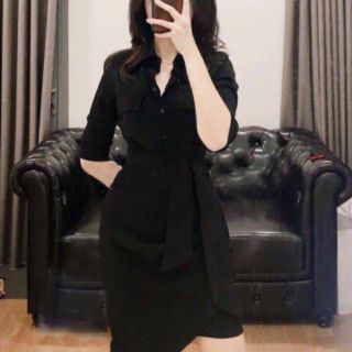 Đầm voan lụa tà xéo 065#