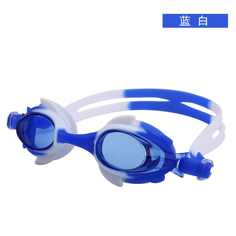 Kính Bơi Chống Sương Mù / Thấm Nước Hình Cá Hoạt Hình Dễ Thương Cho Bé