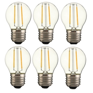 Bộ 6 bóng đèn tròn edison vintage 4w ánh sáng vàng e27 sgb39g45