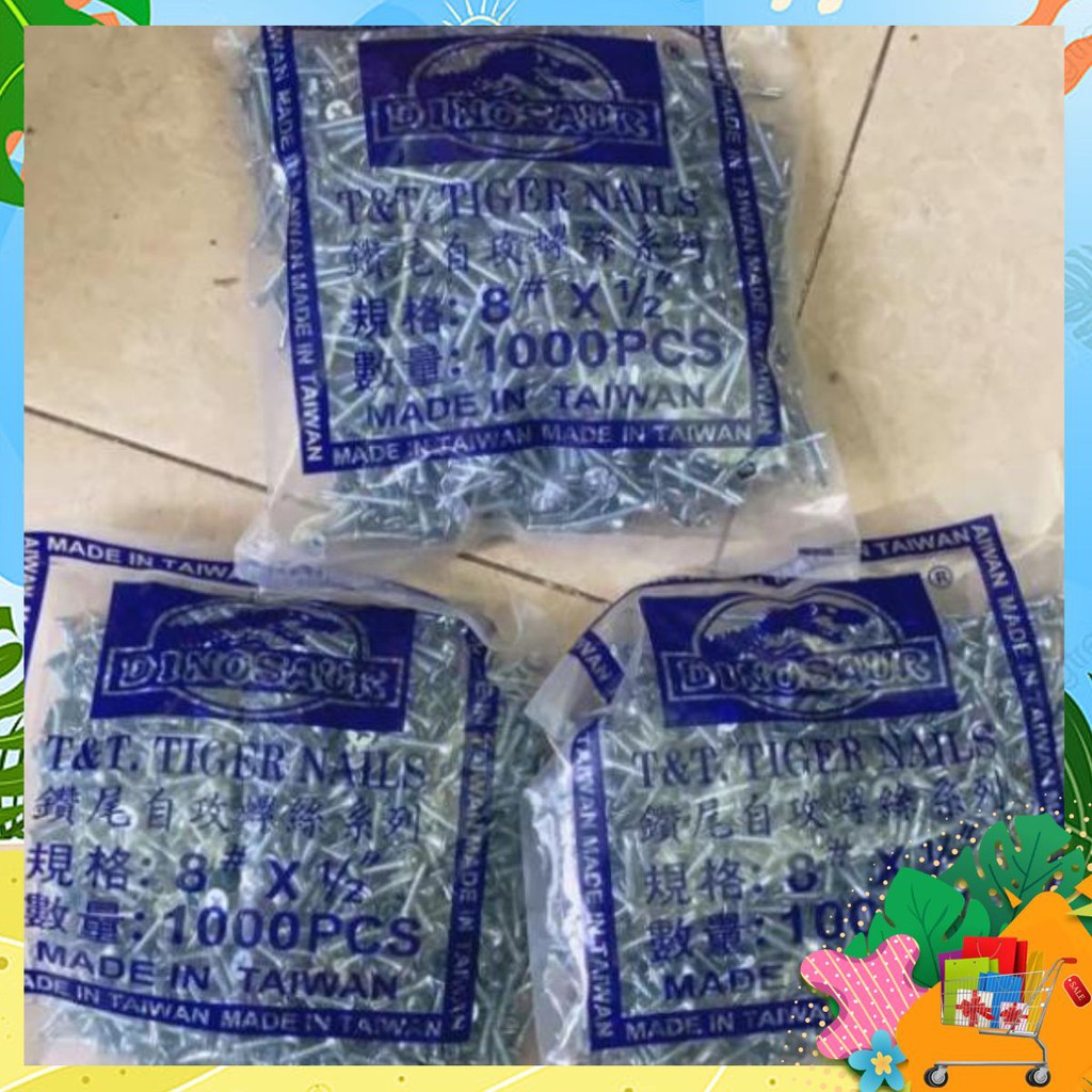 Vít tự khoan đầu bằng đầu tròn 100g ( Shop 5 sao )
