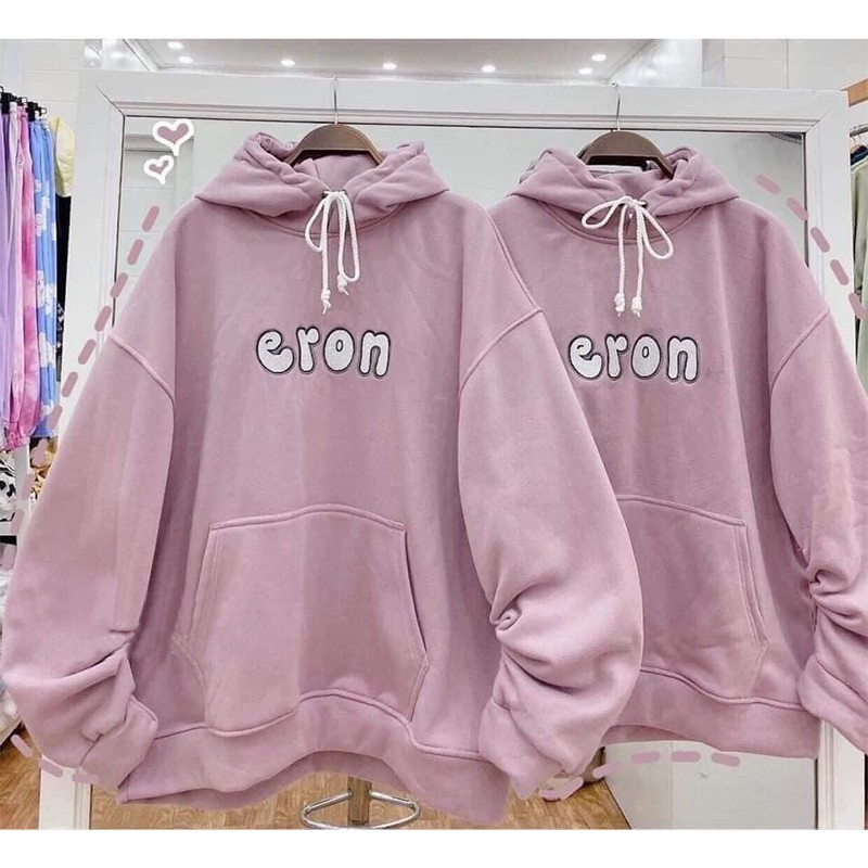 [ANEK01 giảm 10%] Áo Hoodie Chống Nắng THIFU FASHION Thêu Chữ ERON Nón 2 Lớp Chất Liệu Thun PE Cho Nam Và Nữ Dưới 70kg | BigBuy360 - bigbuy360.vn