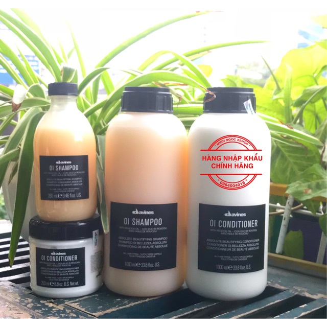 Dầu gội hoàn mỹ cho mọi loại tóc DAVINES OI 250 - 1000ml chính hãng