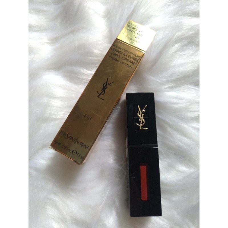 Son YSL cream lipstain màu 416