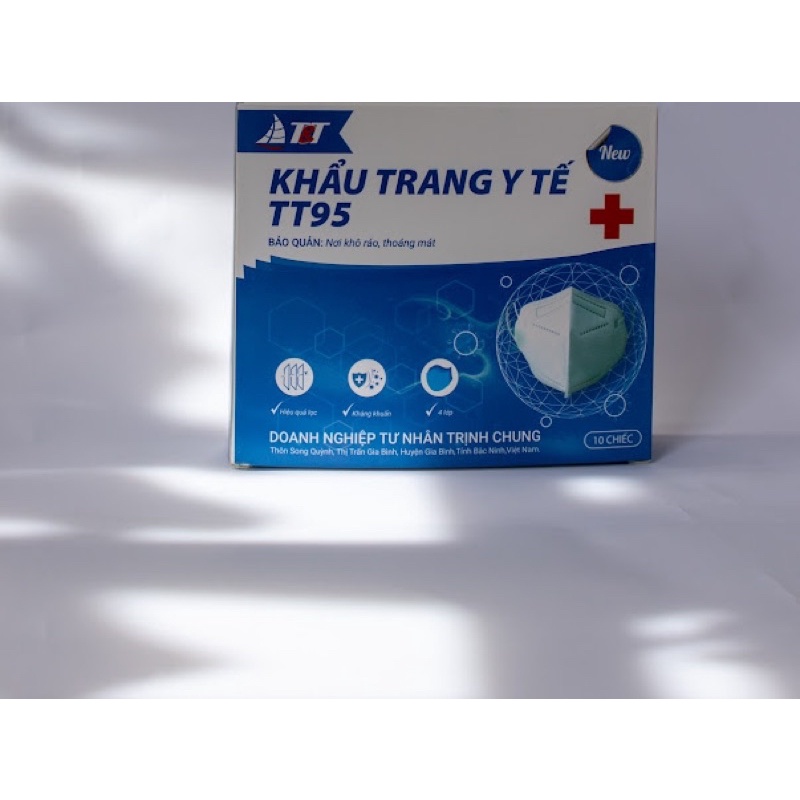 Khẩu Trang Chính Hãng T&amp;T MASK [ Hộp 10 chiếc] .Không Van Thở