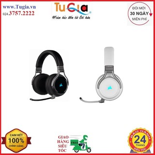 Tai nghe không dây Corsair Virtuoso RGB Diver 50mm - 7.1 Surround Wireless Carbon-CA-9011185-AP / White-CA-9011186-AP