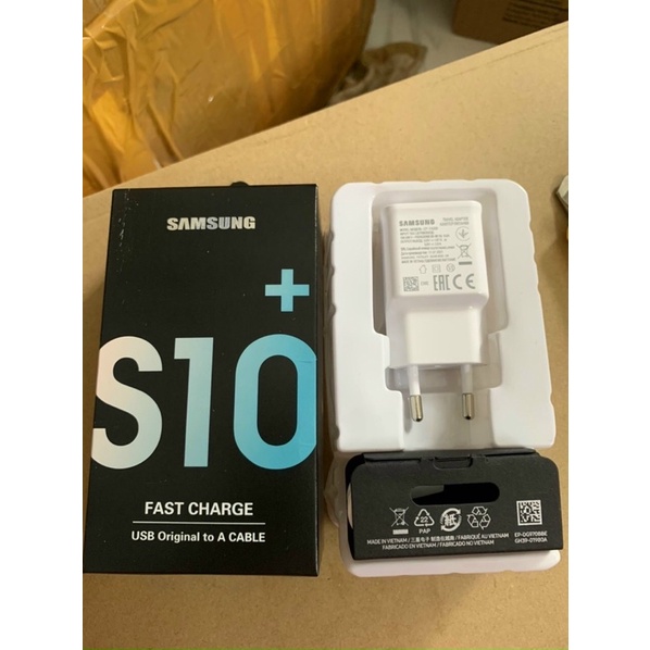 bộ sạc samsung zin chính hãng dành cho s10+,s10,s8|s9,s6,... micro và typ C cả đầu mới và đầu