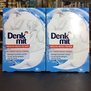 Miếng giặt tẩy trắng quần áo Denkmit