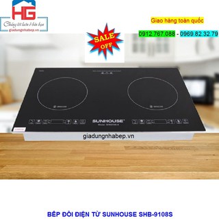 Bếp Đôi Điện Từ Sunhouse SHB9108-S