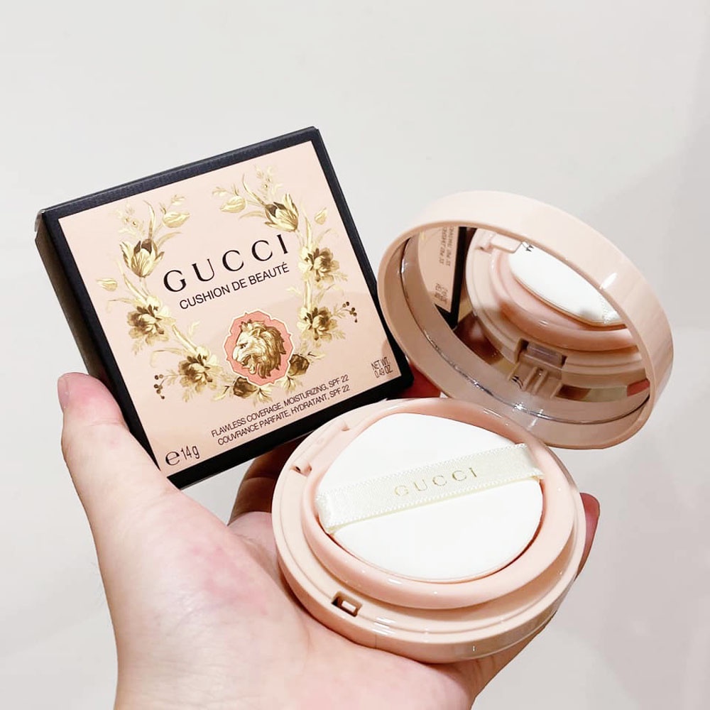 Phấn Nước Gucci De Beaute Cushion Siêu Mỏng Nhẹ Bền Màu Fullsize 14g