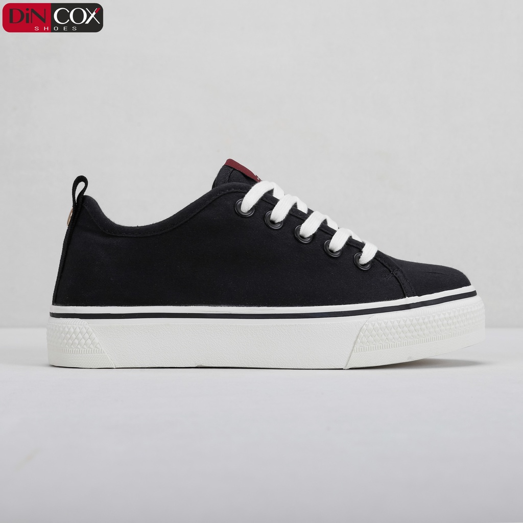 Giày Sneaker Vải Nữ DINCOX C46 Thanh Lịch Black