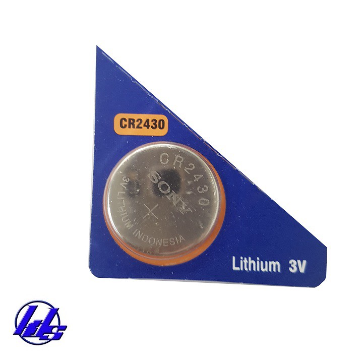 Pin CR2430 Sony Lithium 3V chính hãng Vỉ 1 viên - Made in Indonesia