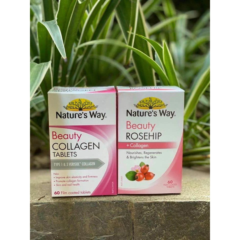 Viên uống trắng da Collagen Beauty Rosehip, Hàng Úc