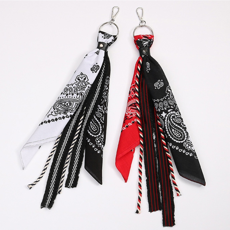Mary Paisley Ví Bandana Kerchief Dây Xích Móc Khóa Xe Đạp Quần Jean