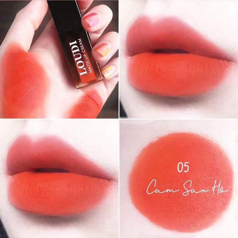 Son kem Loudi màu hồng đất