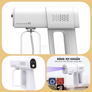 Súng Khử Khuẩn Phun Xịt Khử Sát Trùng Nano K5 Hàng Chuẩn In Laser  Mắt UV (HÀNG CHÍNH HÃNG)