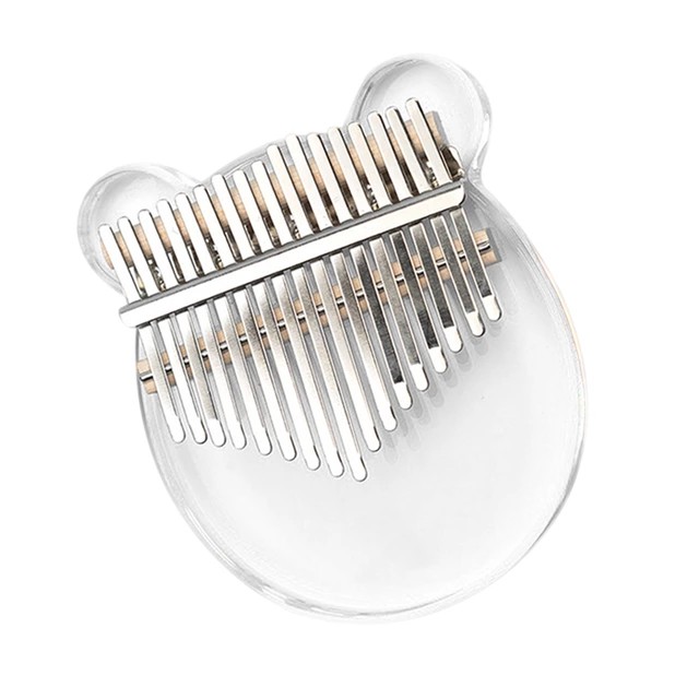 Đàn kalimba trong suốt 17 phím gấu pha lê TONIC-002