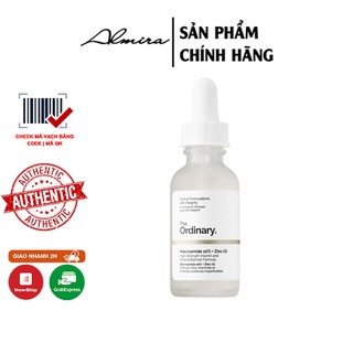 Serum The Ordinary Niacinamide 10% + Zinc 1%