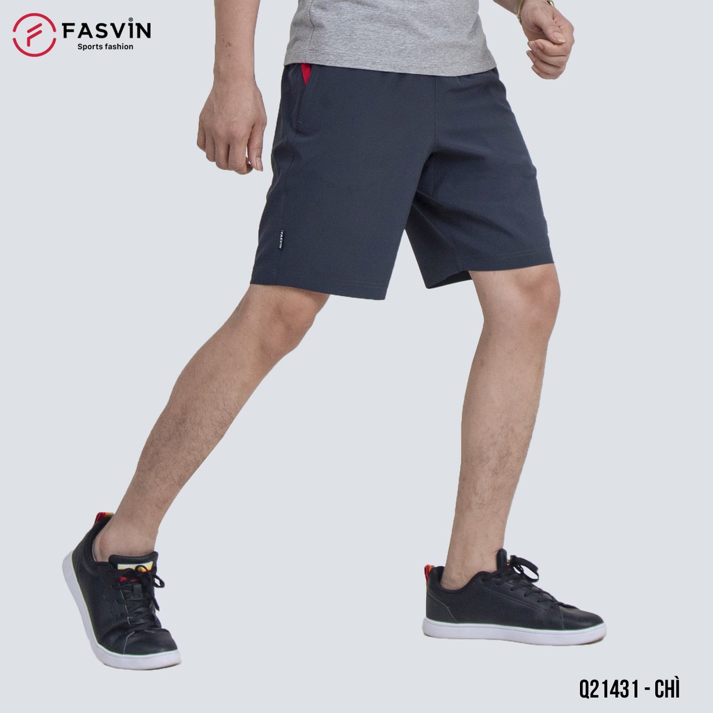 Quần đùi nam thể thao Fasvin Q21431.SG vải gió chun mềm mại co giãn | BigBuy360 - bigbuy360.vn