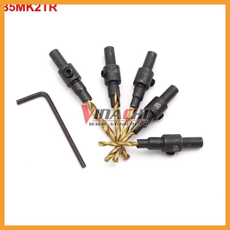 Bộ 5 mũi khoan 2 tầng