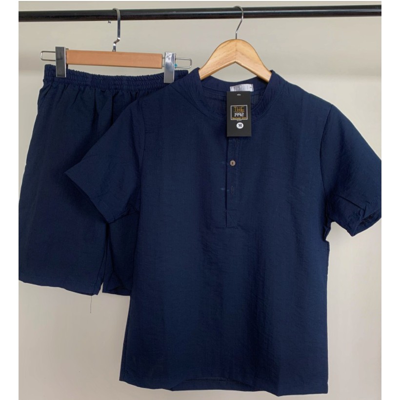 Bộ Quần Áo Đũi Nam chất vải đũi thái loại dày MENTINO STORE BD01 | BigBuy360 - bigbuy360.vn