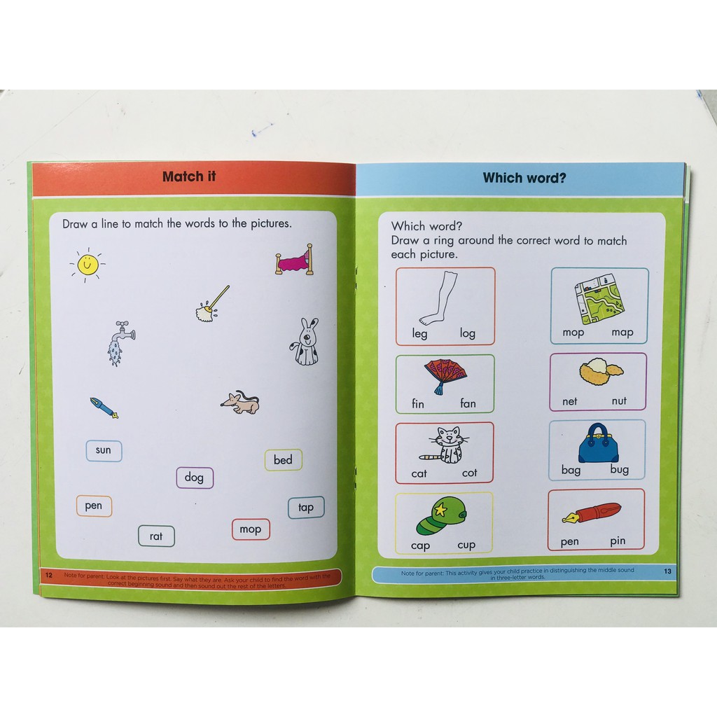 Sách - Gold Stars Wipe Clean Reading - Học tiếng anh - nghe và đọc tiếng anh ( 3 - 5 tuổi )