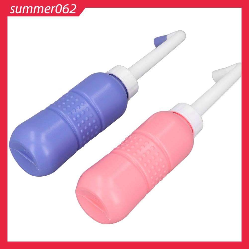 Summer062 2 cái Chậu rửa vệ sinh cầm tay 450ML Đàn hồi mạnh Trọng lượng nhẹ Bình xịt nước thể tích lớn cho Du lịch gia đình Ngoài trời